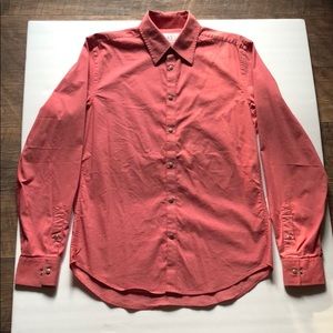 Armani Exchange classic snap button down shirt
